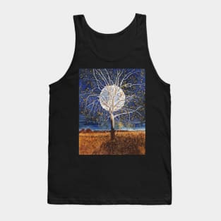 Sycamore Tree Under a Blue Moon Batik Tank Top